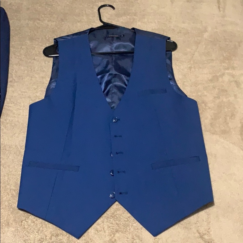 Blue men vest
